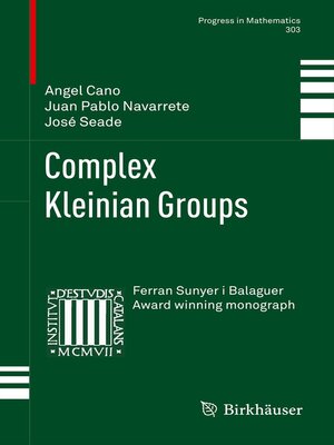 cover image of Complex Kleinian Groups